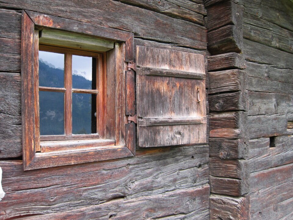 Shutter rustic weathered