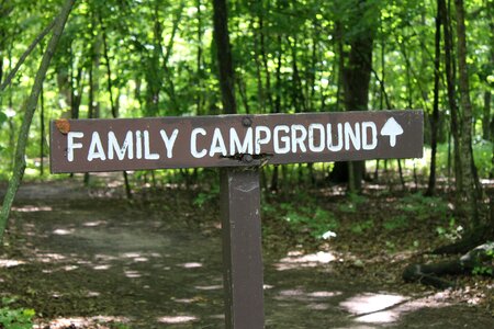 Park campsite green camping