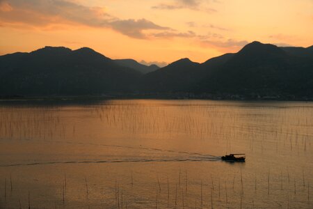 Silhouette xiapu sunrise