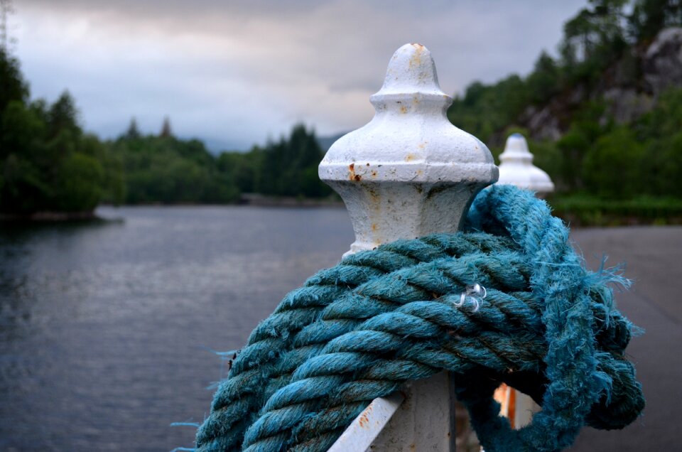 Knot ship traffic jams woven photo