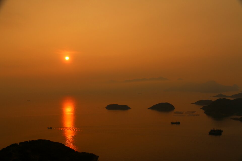 Silhouette xiapu sunrise