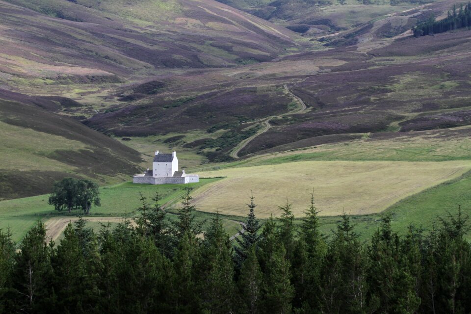 Scotland building landscape
