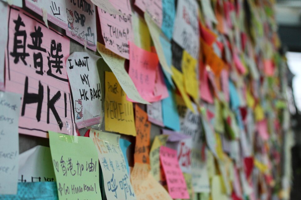 China post it poster