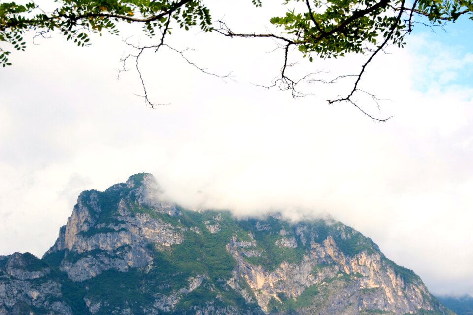 Clouds sky green