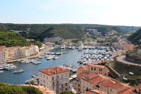 Bonifacio boats blue photo