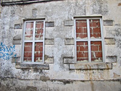 Architecture old house wall photo