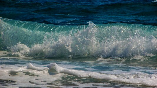 Beach nature spray photo