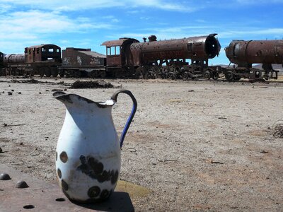 Locomotive have a nice day bolivia photo