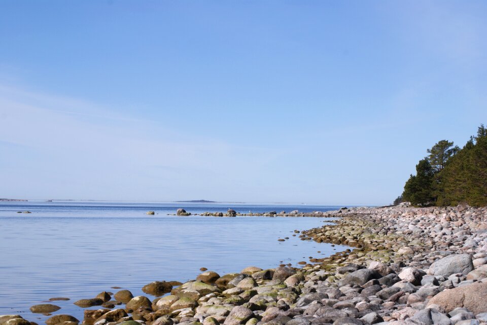 Beach rock summer