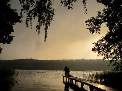 Climate sunset peace of mind photo