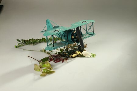 Aircraft model indoor photography