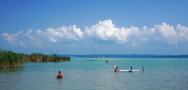 Hungary summer lake