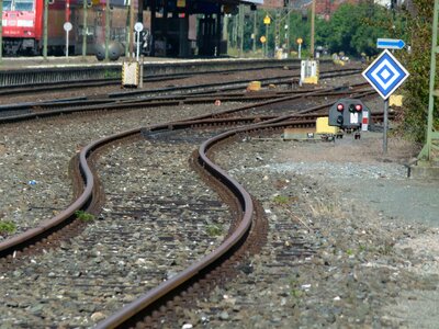 Railway signal soft photo