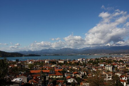 Outlook sea clouds photo