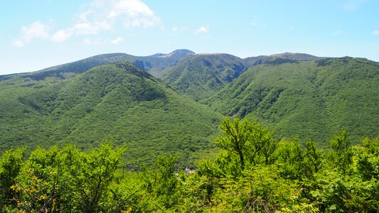 Mountains scenic landscape