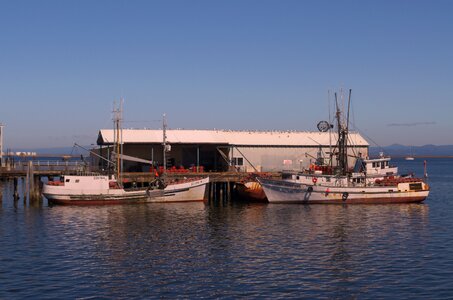 Fishing vessel port pier