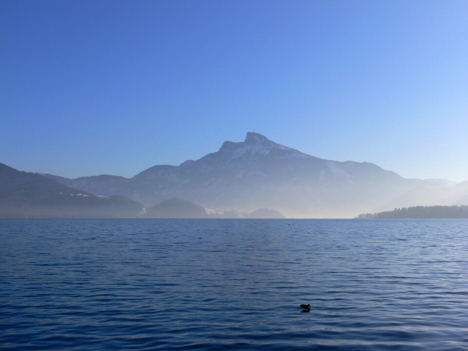 Mondsee morning sunrise