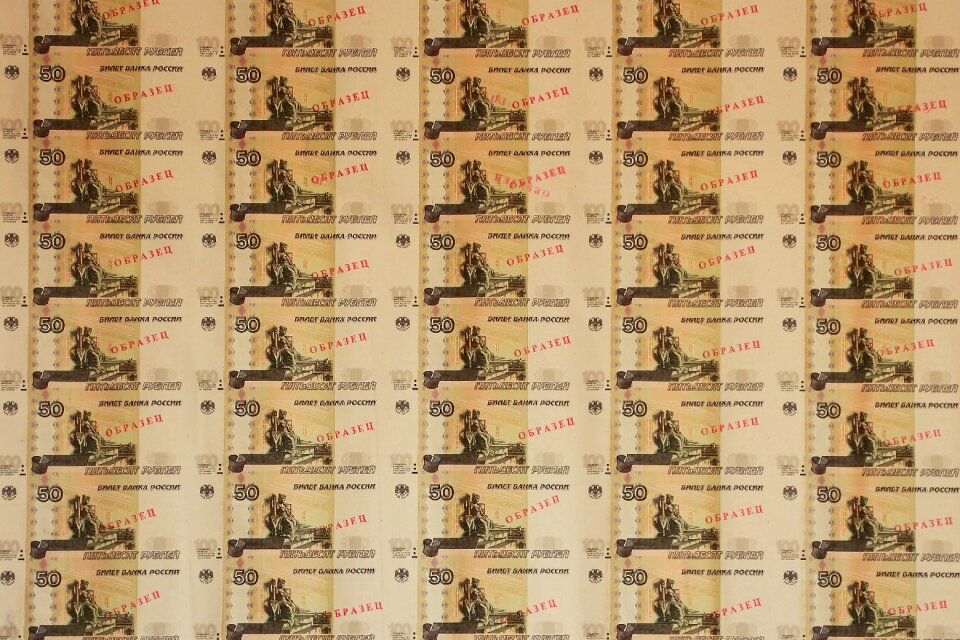 Currency cash and cash equivalents print bow