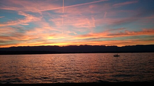 Sunset south of france abendstimmung photo