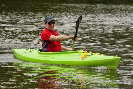 Sport man reservoir photo