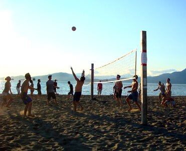 Sport game sand photo