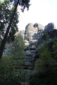 Rock mountains landscape