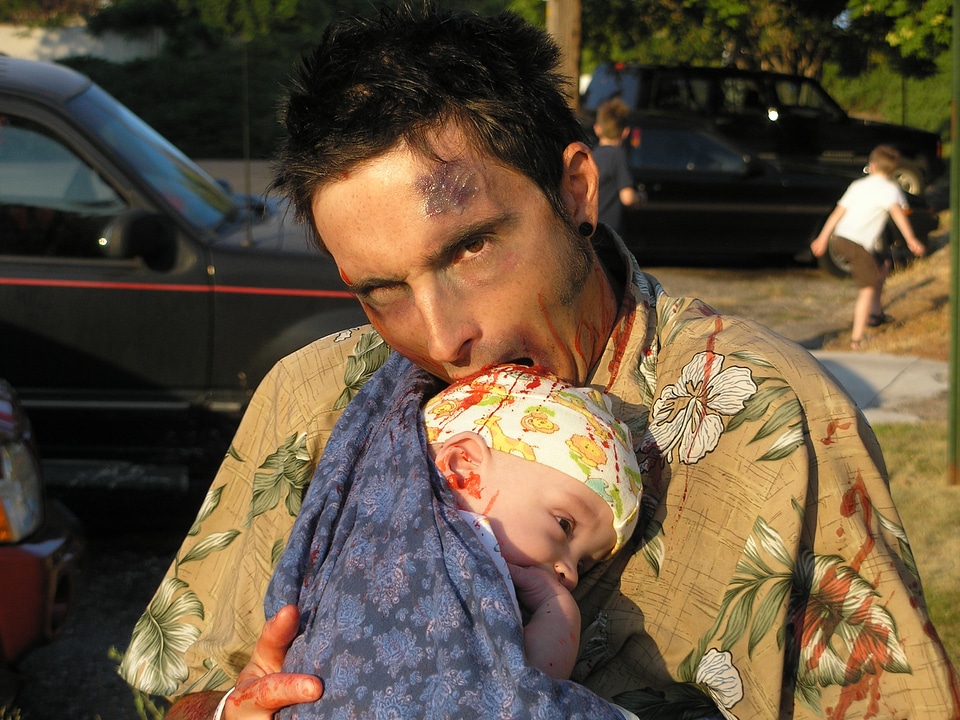 Costume halloween horror