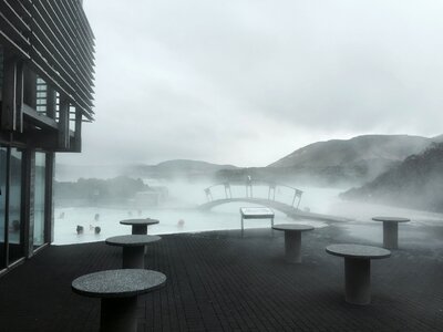 Geothermal hot nature photo