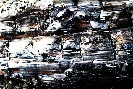 Coal residues fire