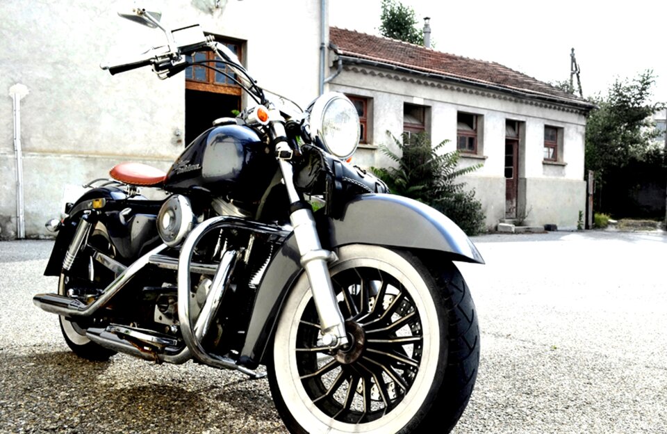 Chrome bikers harley