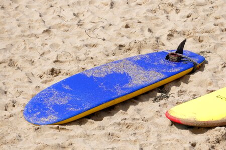 Surfing board summer photo