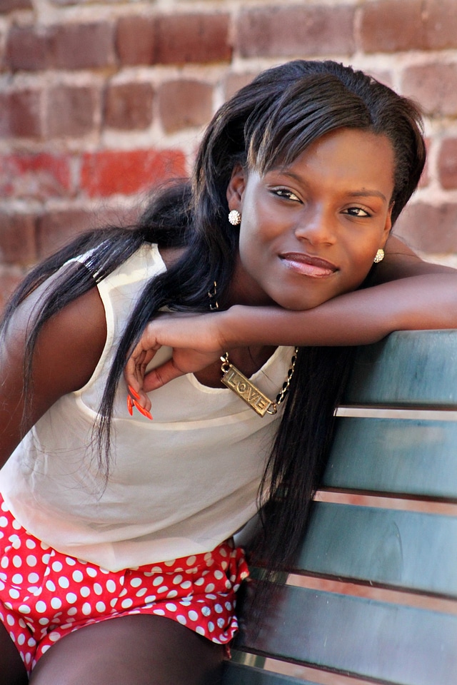 Beautiful girl happy