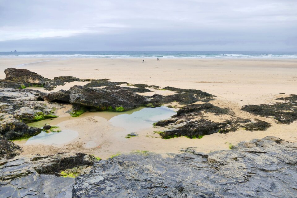 Cornwall coast beach