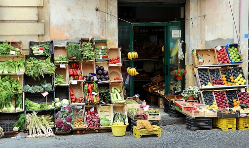 Vegetable stand sicily fruit stand