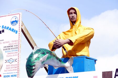 Fisherman rod male photo