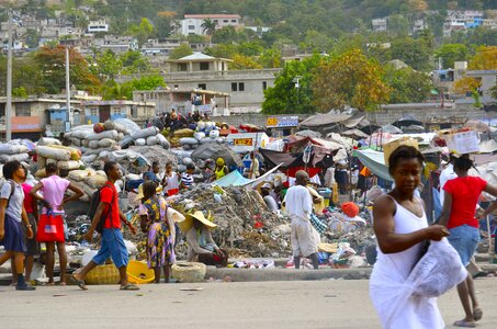 Relief haiti third world photo