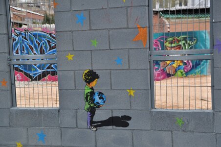 Art graffiti wall spray photo