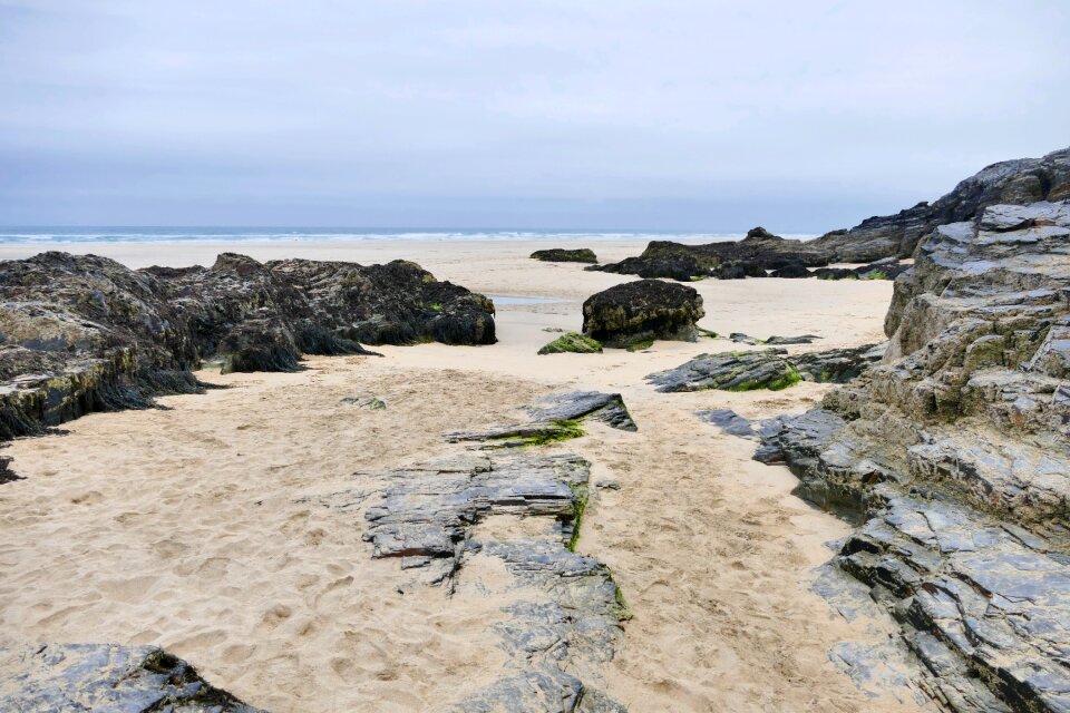 Cornwall coast beach
