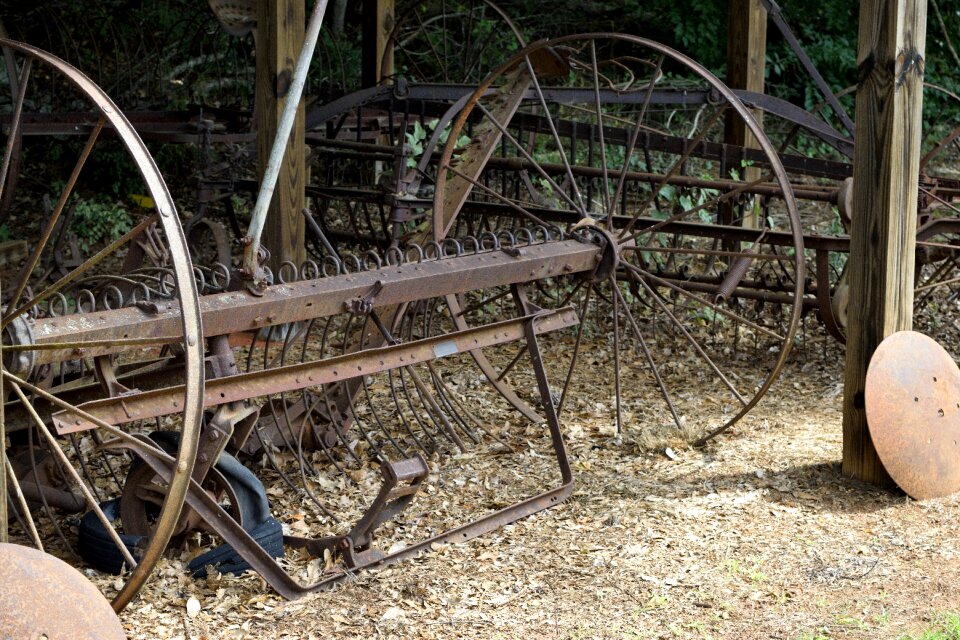 Grunge farm equipment