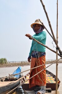 Tonle sap cambodia woman
