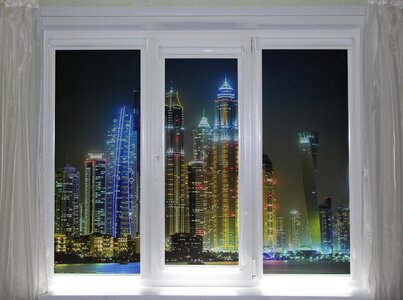 Jalousie night view