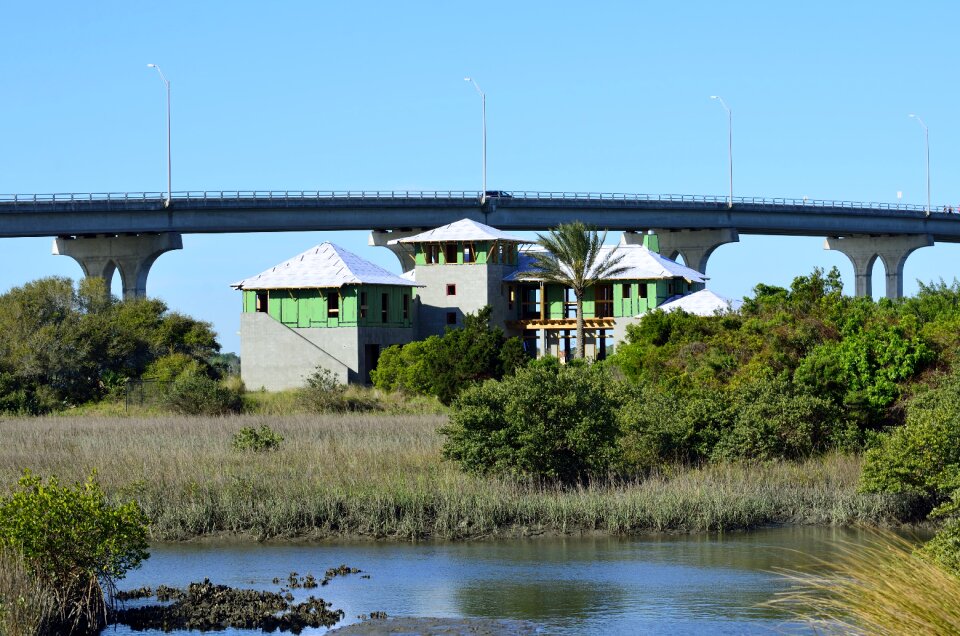 Construction florida marshland