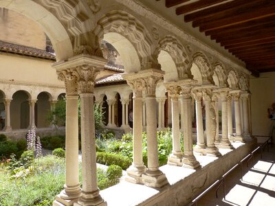 Monastery architecture rhaeto romanic photo