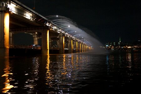 Fountain han river bridge photo