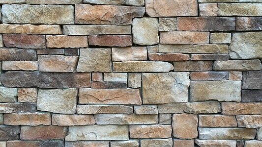 Masonry outdoor stone wall photo