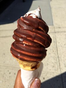 Frozen treat chocolate