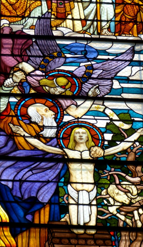 Old testament church window
