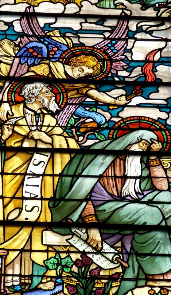 Angel scroll church