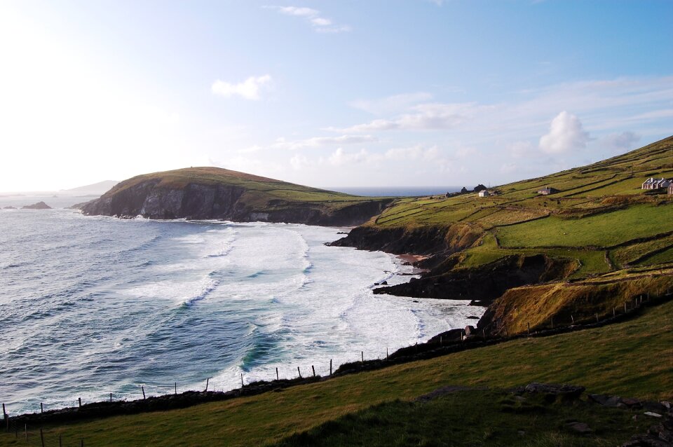 Sun landscape bay