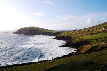 Sun landscape bay